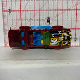 Red Track Manga HW Art Cars Hot Wheels Diecast Car