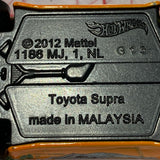Orange 'Toyota Supra Fast & Furious Hot Wheels Diecast Car