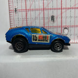 Blue Reneault Alpine A310 Motor Majorette Diecast Car