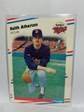 # 1 Keith Atherton  Minnesota Twins 1988 Fleer Baseball Cards