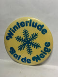 Winterlude Bal de Neigo Snowflake  Button Pinback