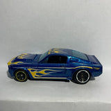 Blue Flames '67 Shelby GT-500 V0075 Hot Wheels Diecast Car