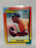 # 42T Sam Horn  Baltimore Orioles 1990 Topps Baseball Cards