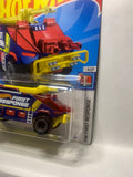 Blue First Response Runway Res-Q HW First Response HTB57-N7C5 2021 Short Card Hot Wheels Diecast Car