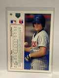 # 40 Chuck Knoblauch  Minnesota Twins 1991 UD Baseball card
