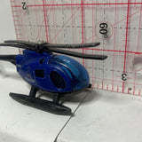 Blue  Police Helicopter P806 Unbranded Aircraft Diecast Car