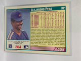# 204 Alejandro Pena  New York Mets 1991 Score Baseball Cards