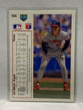 # 554 Jim Abbott  Los Angeles Angels 1991 UD Baseball Cards