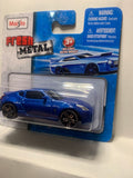 Blue 2009 Nissan 370Z Fresh Metal 2017 Short Card Maisto Diecast Car
