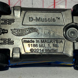 Blue D-Muscle Mania Hot Wheels Diecast Car