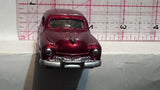 Red Mercury Coupe 1949 #6075 Yatming Diecast Car