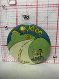 Travelin Incougnito Couger Ad  Button Pinback