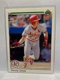 # 501 Timmy Jones  St Louis Cardinals 1990 UD Baseball Cards