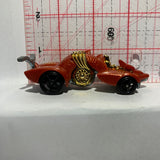 Orange Knight Draggin Medival Rides Hot Wheels Diecast Car
