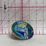 Sylvan Lake Mermaid Lighthouse Alberta  Lapel Pin