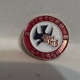 Victory Church 79 89 Jesus is Lord  Lapel Pin