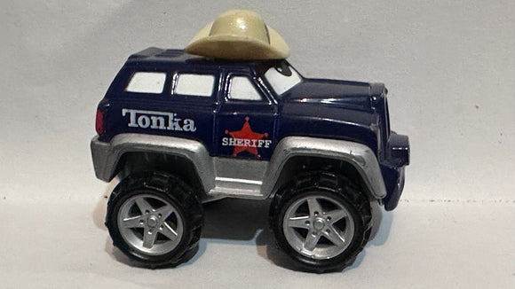 Blue Lil Chuck & Friendss Sheriff Cowboy ©2000 Hasbro Maisto Diecast Car