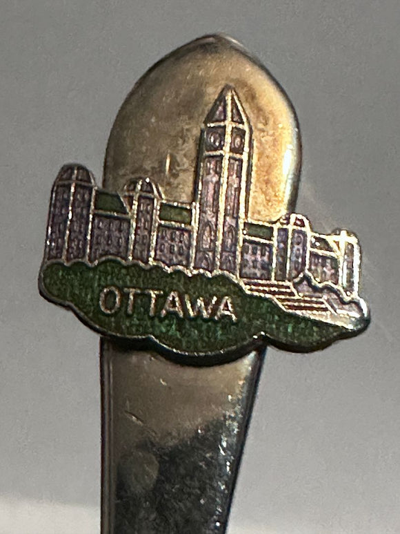 Ottawa Parliament Building  Ontario Souvenir Spoon