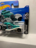 Blue Mid Mill Rod Squad HYX79 N521 2024 Short Card Hot Wheels Diecast Car