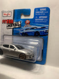 Silver Posche Panamera Turbo Fresh Metal 2017 Short Card Maisto Diecast Car