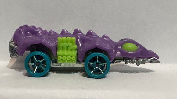 Purple Dino Riders Fangster 2015 Hot Wheels Diecast Car