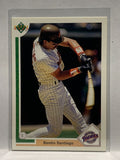 # 467 Benito Santiago  San Diego Padres 1991 UD Baseball Cards
