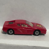 Red S Racing Ferrari Testarossa Novacars Diecast Car