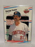 # 9 George Frazier  Minnesota Twins 1988 Fleer Baseball Cards