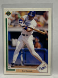 # 166 Kal Daniels  Los Angeles Dodgers 1991 UD Baseball Cards