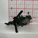 Green Army Military Attack Helicopter Unbranded Diecast Car