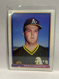 # 236 Craig Paqutte  Oakland Athletics 1991 Bowman Baseball card