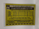 # 35T Darryl Hamilton  Milwaukee Brewers 1990 Topps Baseball Cards