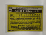 # 29T Scott Erickson  Minnesota Twins 1990 Topps Baseball Cards