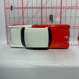Red White 1955 Chevrolet Bel Air Fresh Metal Maisto Diecast Car