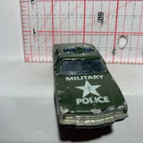 Green Military Police Chevrolet Impala 1/69 #240 Majorette Diecast Car