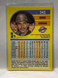 # 542 Benito Santiago  San Diego Padres 1991 Fleer Baseball card