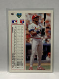 # 387 Felix Jose  St Louis Cardinals 1991 UD Baseball Cards
