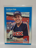 # 496 Carlton Fisk  Chicago White Sox 1987 Fleer Baseball Cards