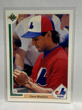 # 186 Dave Martinez  Montreal Expos 1991 UD Baseball card