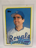 # 87 Larry Owen  Kansas City Royals 1989 Topps Baseball Cards