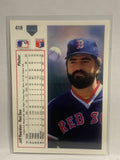 # 418 Jeff Reardon  Boston Red Sox 1991 UD Baseball card