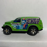Green Chuckles the Musical Monkey Power Panel Hot Wheels Diecast Car