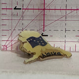 Alaska Flag State  Lapel Pin