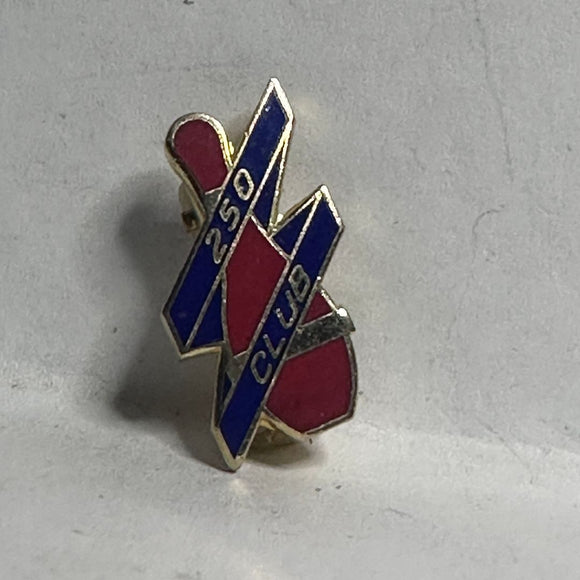 250 Club Bowling Pin  Lapel Pin