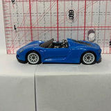 Blue Porsche 918 Spyder FPT66 2017 Hot Wheels Diecast Car