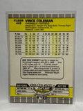 # 445 Vince Coleman  St Louis Cardials 1989 Fleer Baseball card