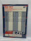 # 621 Rich Yett  Cleveland Indians 1988 Fleer Baseball Cards