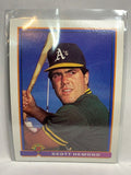 # 232 Scott Hemond  Oakland Athletics 1991 Bowman Baseball card