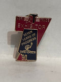 Agri Trade Exhibitor Red Deer 1990 Seven Years of Prograss  Lapel Pin