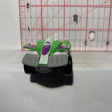 Green White Blastin Buzz Lightyear Toy Story 3 Disney Pixar Hot Wheels Diecast Car